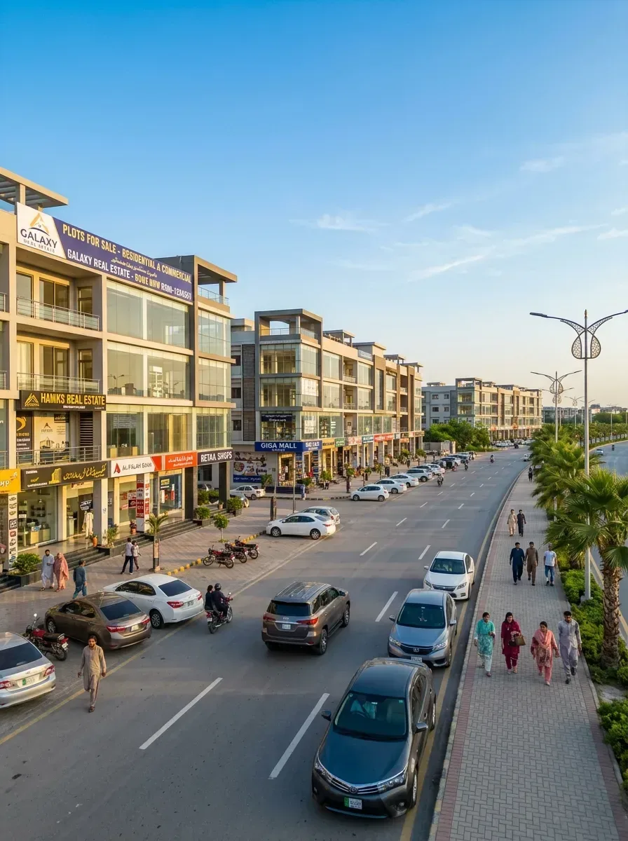 Commercial plots for investment in New City Phase 2, Wah Cantt