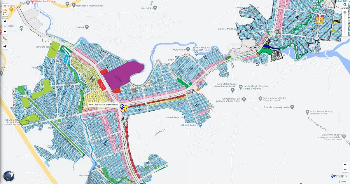 Plots for sale in New City Phase 2, Wah Cantt